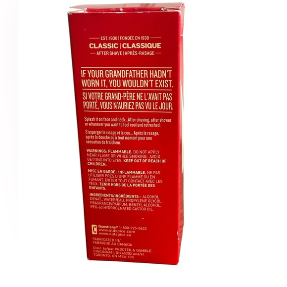 Old Spice Classic AfterShave Splash after shave 6.37fl oz - Picture 10 of 14